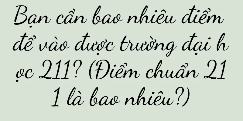 Bạn cần bao nhiêu điểm để vào được trường đại học 211? (Điểm chuẩn 211 là bao nhiêu?)