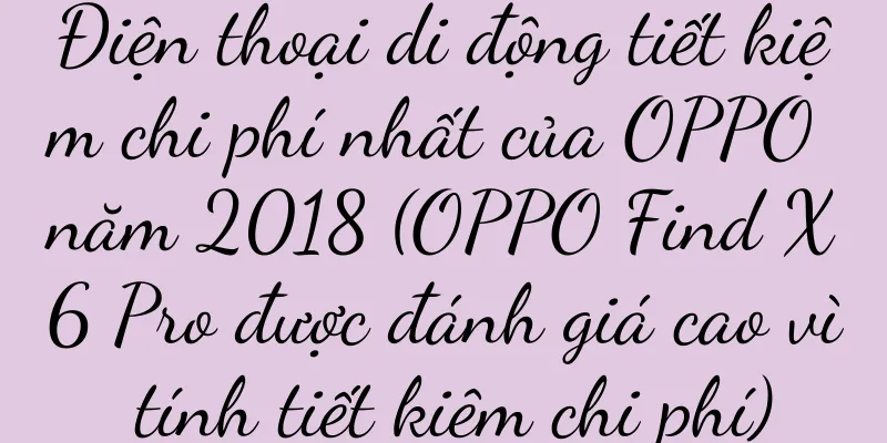 Điện thoại di động tiết kiệm chi phí nhất của OPPO năm 2018 (OPPO Find X6 Pro được đánh giá cao vì tính tiết kiệm chi phí)