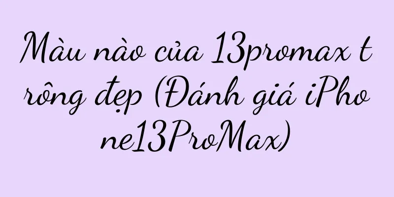 Màu nào của 13promax trông đẹp (Đánh giá iPhone13ProMax)