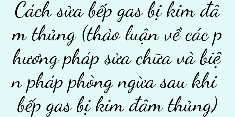 Cách sửa bếp gas bị kim đâm thủng (thảo luận về các phương pháp sửa chữa và biện pháp phòng ngừa sau khi bếp gas bị kim đâm thủng)