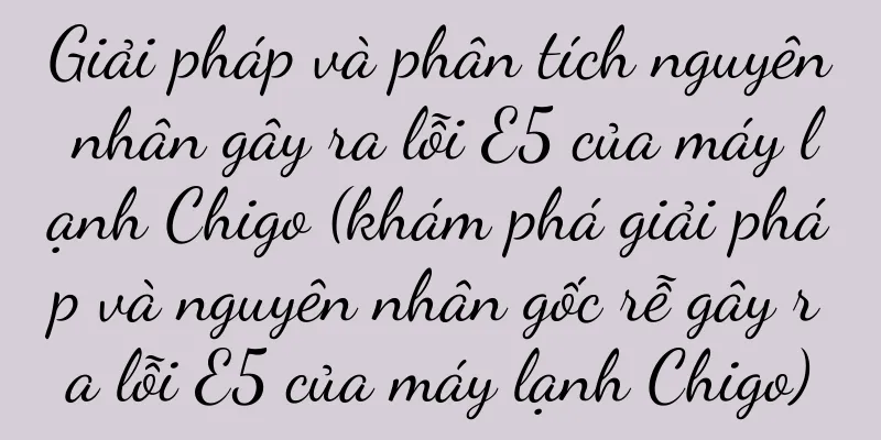 Giải pháp và phân tích nguyên nhân gây ra lỗi E5 của máy lạnh Chigo (khám phá giải pháp và nguyên nhân gốc rễ gây ra lỗi E5 của máy lạnh Chigo)