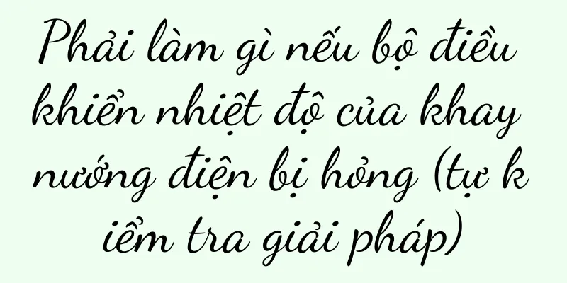 Phải làm gì nếu bộ điều khiển nhiệt độ của khay nướng điện bị hỏng (tự kiểm tra giải pháp)