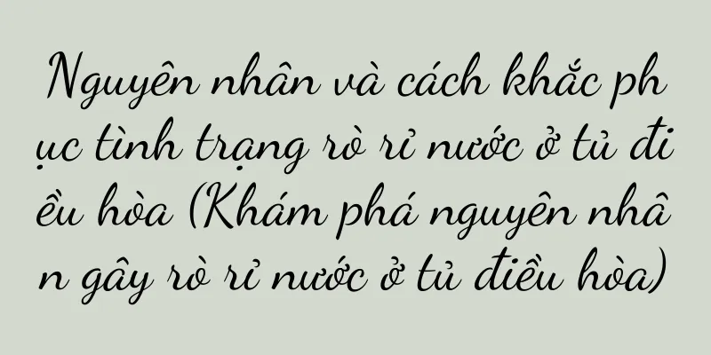 Nguyên nhân và cách khắc phục tình trạng rò rỉ nước ở tủ điều hòa (Khám phá nguyên nhân gây rò rỉ nước ở tủ điều hòa)
