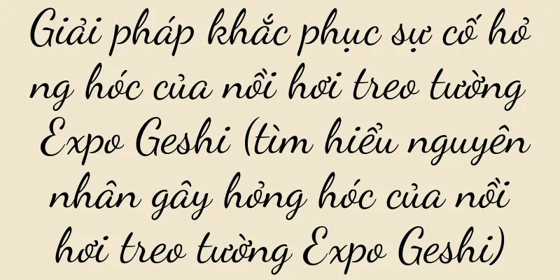 Giải pháp khắc phục sự cố hỏng hóc của nồi hơi treo tường Expo Geshi (tìm hiểu nguyên nhân gây hỏng hóc của nồi hơi treo tường Expo Geshi)
