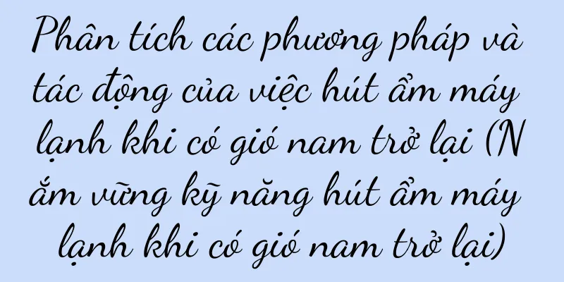 Phân tích các phương pháp và tác động của việc hút ẩm máy lạnh khi có gió nam trở lại (Nắm vững kỹ năng hút ẩm máy lạnh khi có gió nam trở lại)