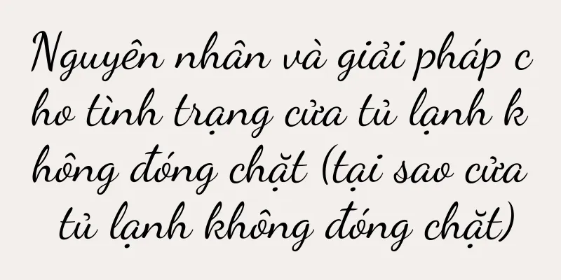 Nguyên nhân và giải pháp cho tình trạng cửa tủ lạnh không đóng chặt (tại sao cửa tủ lạnh không đóng chặt)