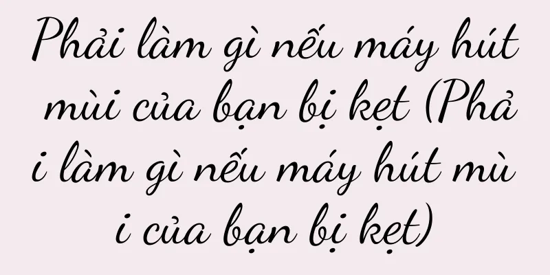 Phải làm gì nếu máy hút mùi của bạn bị kẹt (Phải làm gì nếu máy hút mùi của bạn bị kẹt)