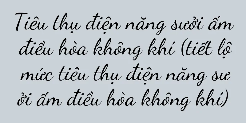 Tiêu thụ điện năng sưởi ấm điều hòa không khí (tiết lộ mức tiêu thụ điện năng sưởi ấm điều hòa không khí)
