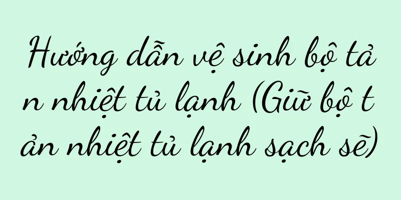 Hướng dẫn vệ sinh bộ tản nhiệt tủ lạnh (Giữ bộ tản nhiệt tủ lạnh sạch sẽ)