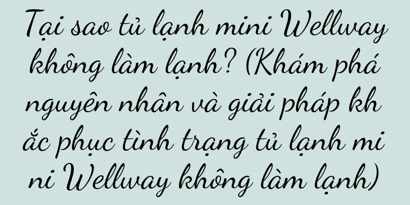 Tại sao tủ lạnh mini Wellway không làm lạnh? (Khám phá nguyên nhân và giải pháp khắc phục tình trạng tủ lạnh mini Wellway không làm lạnh)