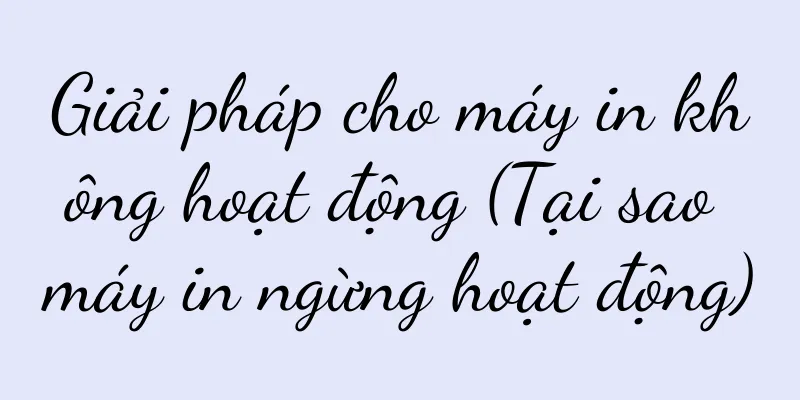 Giải pháp cho máy in không hoạt động (Tại sao máy in ngừng hoạt động)