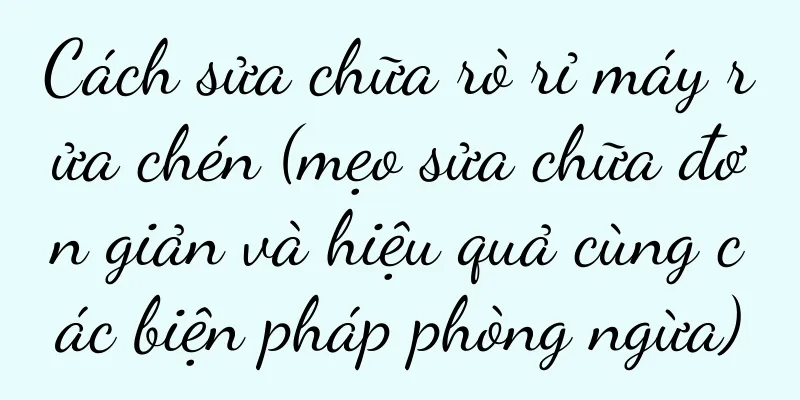 Cách sửa chữa rò rỉ máy rửa chén (mẹo sửa chữa đơn giản và hiệu quả cùng các biện pháp phòng ngừa)