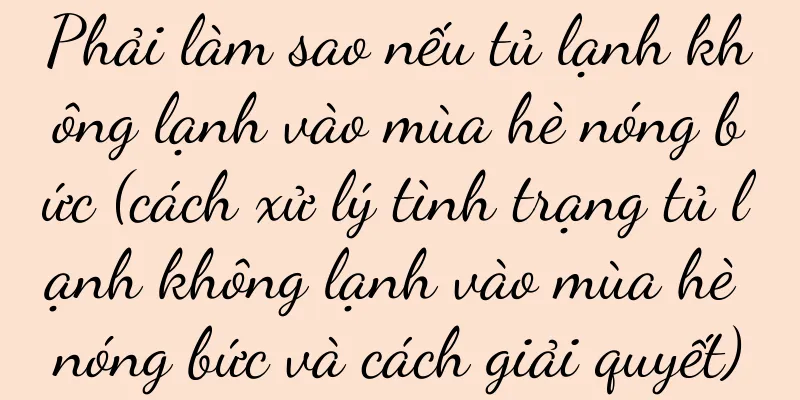 Phải làm sao nếu tủ lạnh không lạnh vào mùa hè nóng bức (cách xử lý tình trạng tủ lạnh không lạnh vào mùa hè nóng bức và cách giải quyết)