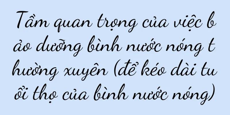 Tầm quan trọng của việc bảo dưỡng bình nước nóng thường xuyên (để kéo dài tuổi thọ của bình nước nóng)