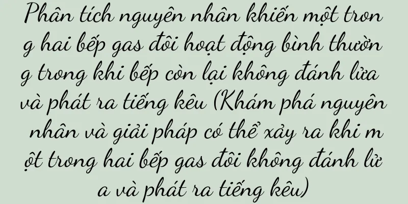 Phân tích nguyên nhân khiến một trong hai bếp gas đôi hoạt động bình thường trong khi bếp còn lại không đánh lửa và phát ra tiếng kêu (Khám phá nguyên nhân và giải pháp có thể xảy ra khi một trong hai bếp gas đôi không đánh lửa và phát ra tiếng kêu)