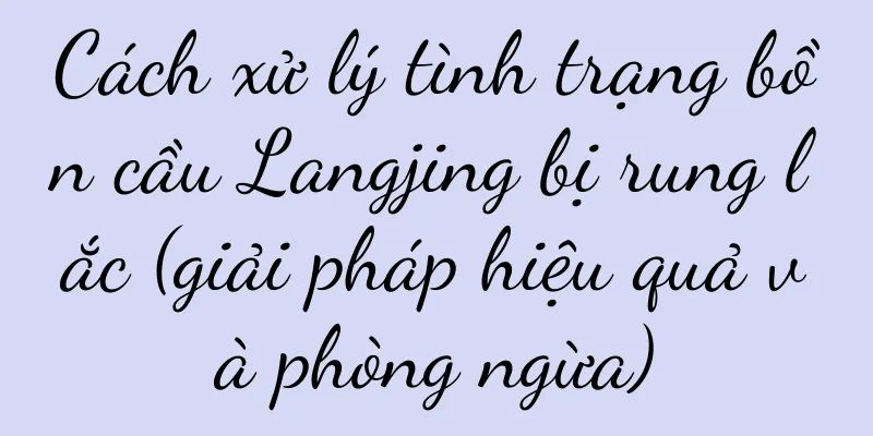 Cách xử lý tình trạng bồn cầu Langjing bị rung lắc (giải pháp hiệu quả và phòng ngừa)