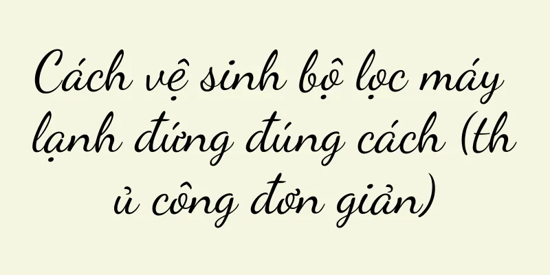 Cách vệ sinh bộ lọc máy lạnh đứng đúng cách (thủ công đơn giản)