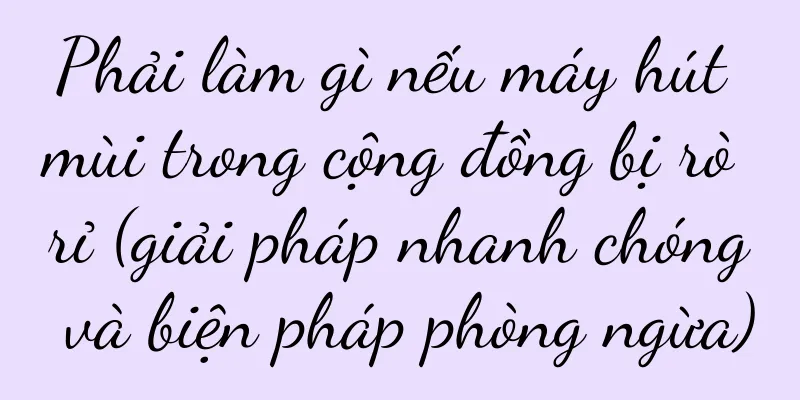 Phải làm gì nếu máy hút mùi trong cộng đồng bị rò rỉ (giải pháp nhanh chóng và biện pháp phòng ngừa)
