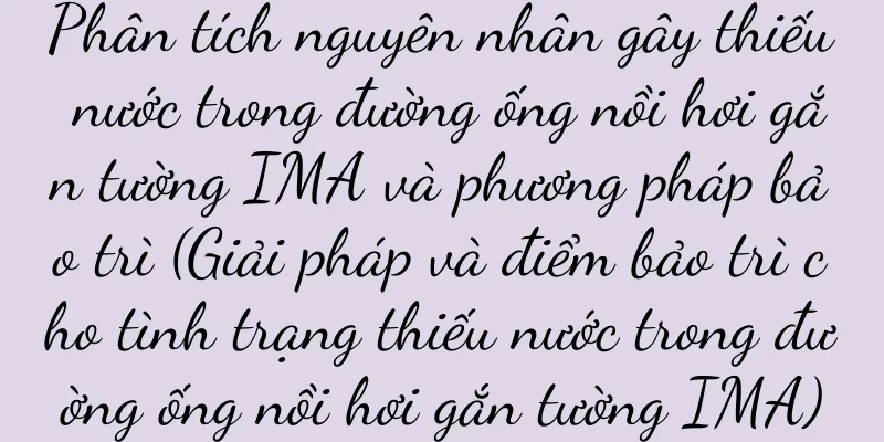 Phân tích nguyên nhân gây thiếu nước trong đường ống nồi hơi gắn tường IMA và phương pháp bảo trì (Giải pháp và điểm bảo trì cho tình trạng thiếu nước trong đường ống nồi hơi gắn tường IMA)