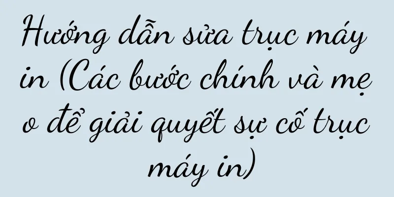 Hướng dẫn sửa trục máy in (Các bước chính và mẹo để giải quyết sự cố trục máy in)