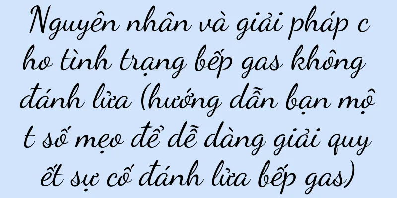Nguyên nhân và giải pháp cho tình trạng bếp gas không đánh lửa (hướng dẫn bạn một số mẹo để dễ dàng giải quyết sự cố đánh lửa bếp gas)