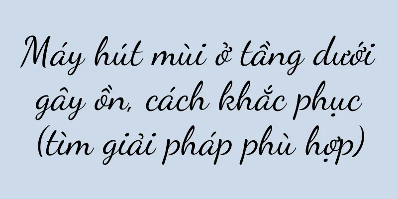 Máy hút mùi ở tầng dưới gây ồn, cách khắc phục (tìm giải pháp phù hợp)