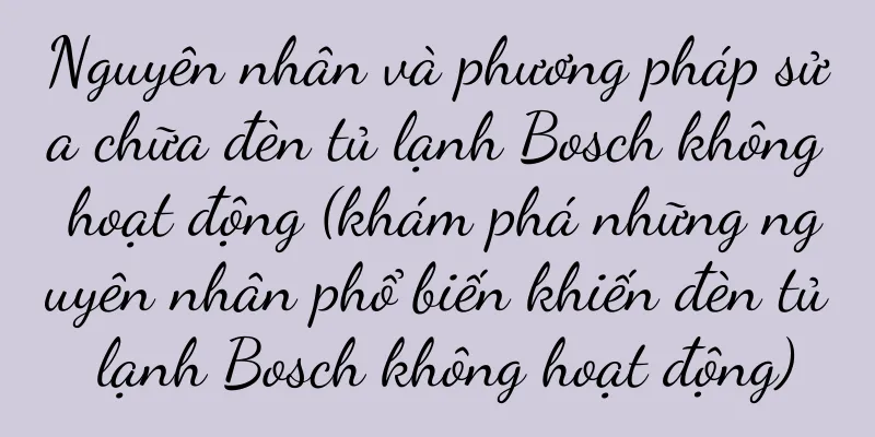 Nguyên nhân và phương pháp sửa chữa đèn tủ lạnh Bosch không hoạt động (khám phá những nguyên nhân phổ biến khiến đèn tủ lạnh Bosch không hoạt động)
