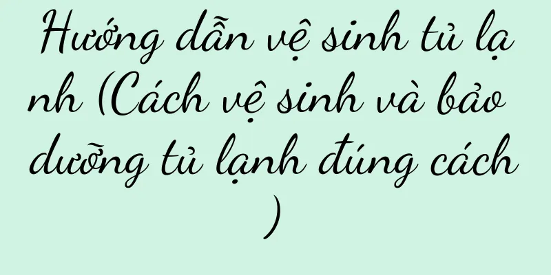 Hướng dẫn vệ sinh tủ lạnh (Cách vệ sinh và bảo dưỡng tủ lạnh đúng cách)