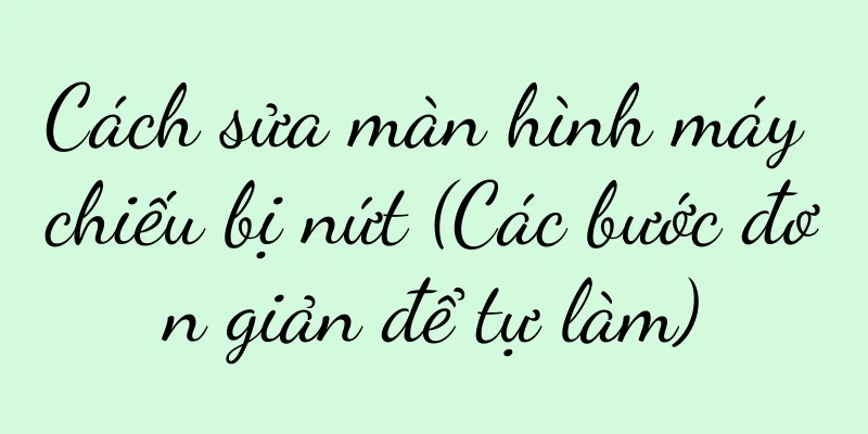 Cách sửa màn hình máy chiếu bị nứt (Các bước đơn giản để tự làm)