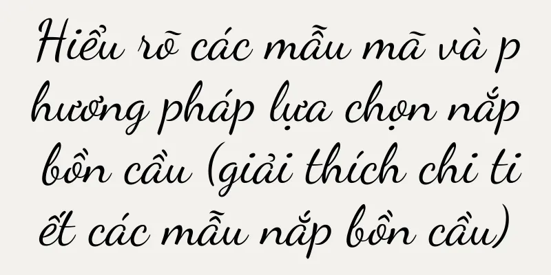 Hiểu rõ các mẫu mã và phương pháp lựa chọn nắp bồn cầu (giải thích chi tiết các mẫu nắp bồn cầu)