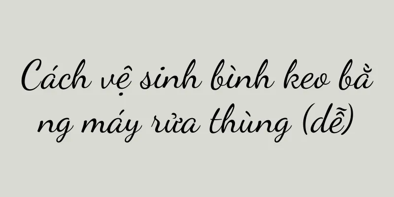 Cách vệ sinh bình keo bằng máy rửa thùng (dễ)