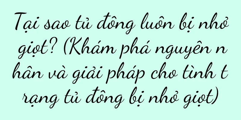 Tại sao tủ đông luôn bị nhỏ giọt? (Khám phá nguyên nhân và giải pháp cho tình trạng tủ đông bị nhỏ giọt)