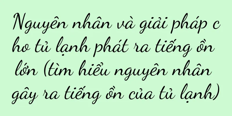 Nguyên nhân và giải pháp cho tủ lạnh phát ra tiếng ồn lớn (tìm hiểu nguyên nhân gây ra tiếng ồn của tủ lạnh)