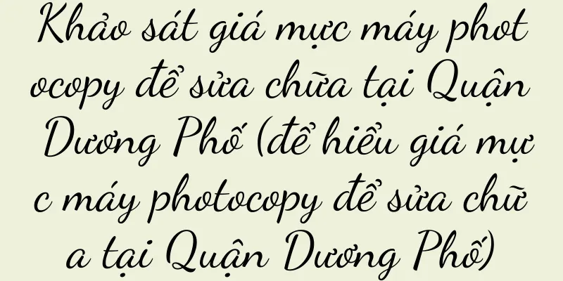 Khảo sát giá mực máy photocopy để sửa chữa tại Quận Dương Phố (để hiểu giá mực máy photocopy để sửa chữa tại Quận Dương Phố)
