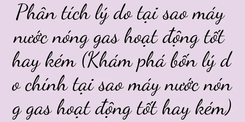 Phân tích lý do tại sao máy nước nóng gas hoạt động tốt hay kém (Khám phá bốn lý do chính tại sao máy nước nóng gas hoạt động tốt hay kém)