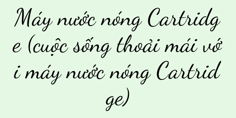 Máy nước nóng Cartridge (cuộc sống thoải mái với máy nước nóng Cartridge)