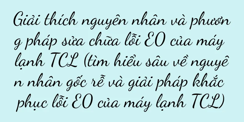 Giải thích nguyên nhân và phương pháp sửa chữa lỗi E0 của máy lạnh TCL (tìm hiểu sâu về nguyên nhân gốc rễ và giải pháp khắc phục lỗi E0 của máy lạnh TCL)