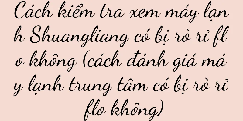 Cách kiểm tra xem máy lạnh Shuangliang có bị rò rỉ flo không (cách đánh giá máy lạnh trung tâm có bị rò rỉ flo không)