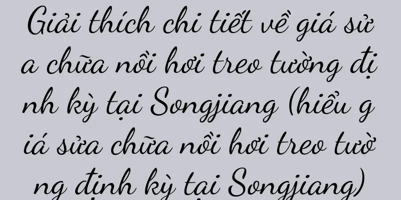 Giải thích chi tiết về giá sửa chữa nồi hơi treo tường định kỳ tại Songjiang (hiểu giá sửa chữa nồi hơi treo tường định kỳ tại Songjiang)