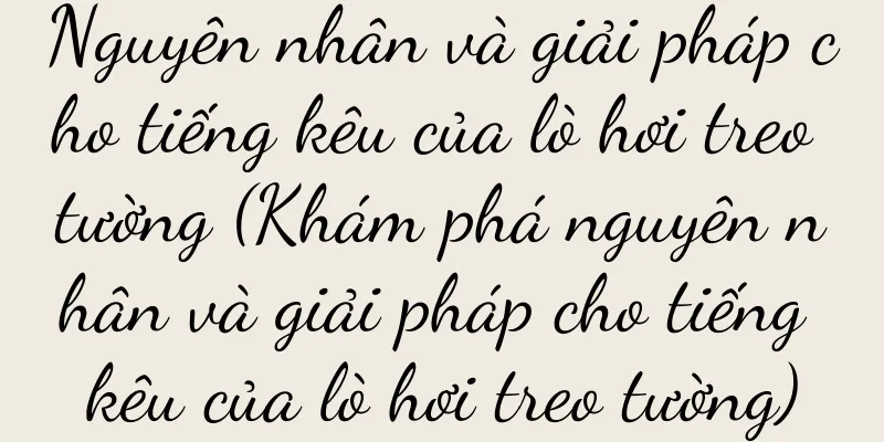 Nguyên nhân và giải pháp cho tiếng kêu của lò hơi treo tường (Khám phá nguyên nhân và giải pháp cho tiếng kêu của lò hơi treo tường)