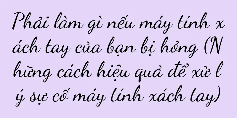 Phải làm gì nếu máy tính xách tay của bạn bị hỏng (Những cách hiệu quả để xử lý sự cố máy tính xách tay)