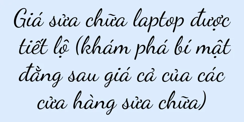 Giá sửa chữa laptop được tiết lộ (khám phá bí mật đằng sau giá cả của các cửa hàng sửa chữa)