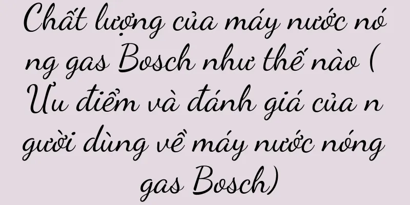 Chất lượng của máy nước nóng gas Bosch như thế nào (Ưu điểm và đánh giá của người dùng về máy nước nóng gas Bosch)
