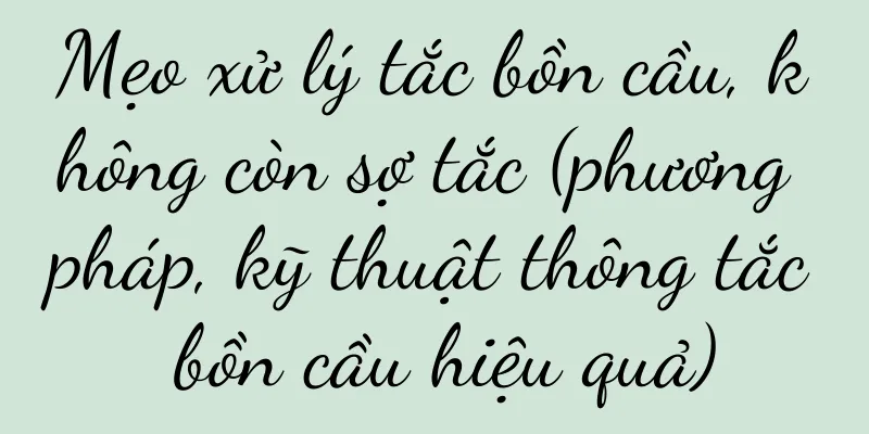 Mẹo xử lý tắc bồn cầu, không còn sợ tắc (phương pháp, kỹ thuật thông tắc bồn cầu hiệu quả)