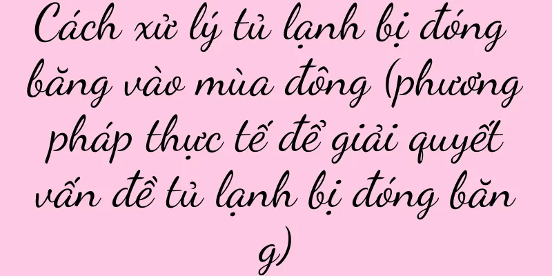Cách xử lý tủ lạnh bị đóng băng vào mùa đông (phương pháp thực tế để giải quyết vấn đề tủ lạnh bị đóng băng)