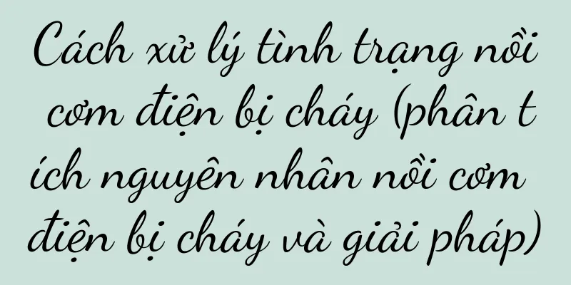 Cách xử lý tình trạng nồi cơm điện bị cháy (phân tích nguyên nhân nồi cơm điện bị cháy và giải pháp)