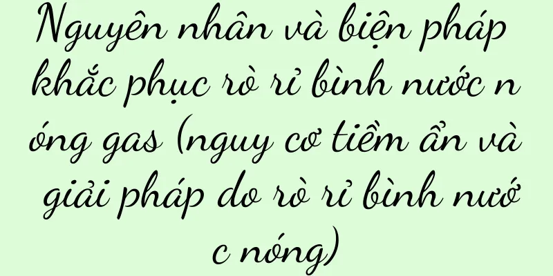Nguyên nhân và biện pháp khắc phục rò rỉ bình nước nóng gas (nguy cơ tiềm ẩn và giải pháp do rò rỉ bình nước nóng)