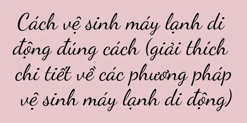 Cách vệ sinh máy lạnh di động đúng cách (giải thích chi tiết về các phương pháp vệ sinh máy lạnh di động)