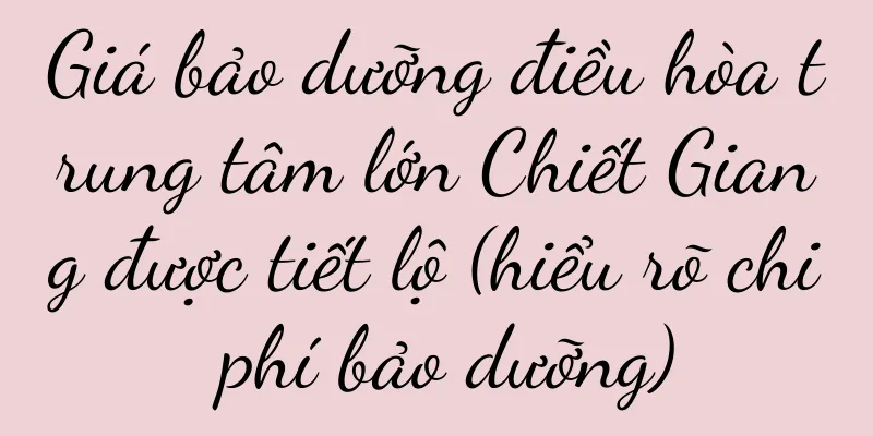 Giá bảo dưỡng điều hòa trung tâm lớn Chiết Giang được tiết lộ (hiểu rõ chi phí bảo dưỡng)