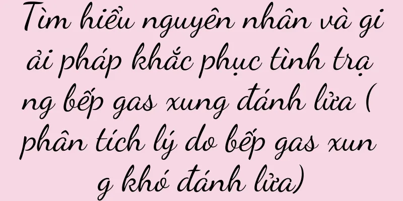 Tìm hiểu nguyên nhân và giải pháp khắc phục tình trạng bếp gas xung đánh lửa (phân tích lý do bếp gas xung khó đánh lửa)